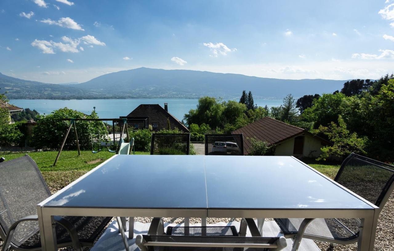 Ferienwohnung T3 Avec Vue Sur Le Lac D'Annecy Veyrier-du-Lac Exterior foto