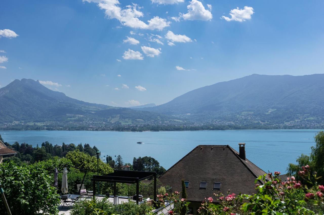Ferienwohnung T3 Avec Vue Sur Le Lac D'Annecy Veyrier-du-Lac Exterior foto