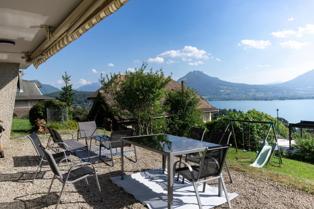 Ferienwohnung T3 Avec Vue Sur Le Lac D'Annecy Veyrier-du-Lac Exterior foto