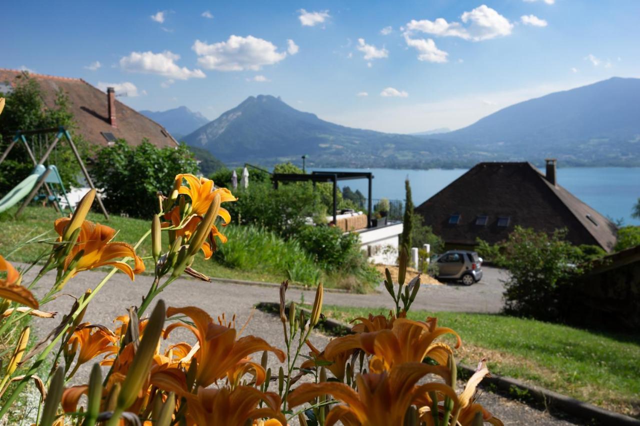 Ferienwohnung T3 Avec Vue Sur Le Lac D'Annecy Veyrier-du-Lac Exterior foto