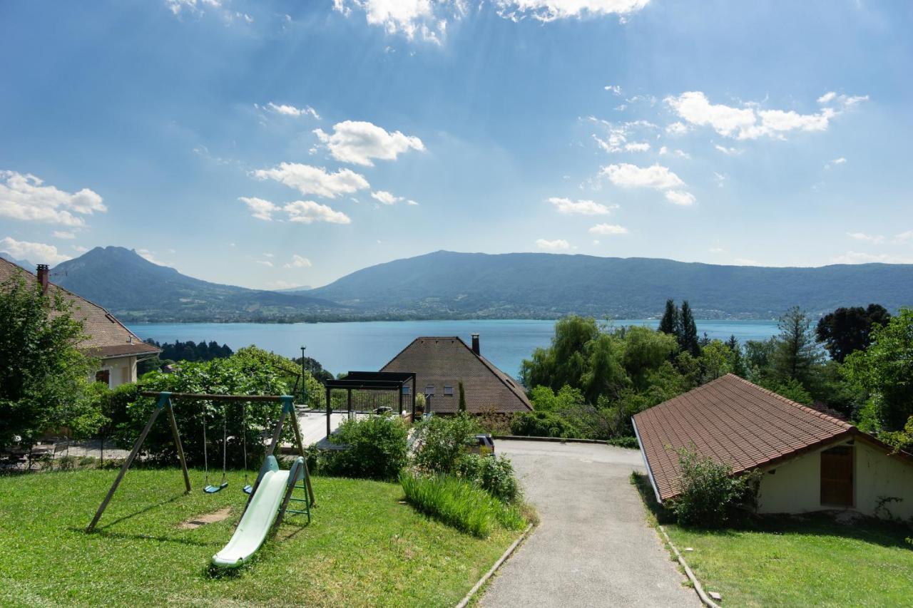 Ferienwohnung T3 Avec Vue Sur Le Lac D'Annecy Veyrier-du-Lac Exterior foto